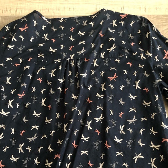 Cute butterfly blouse casual plus size - Picture 6 of 7